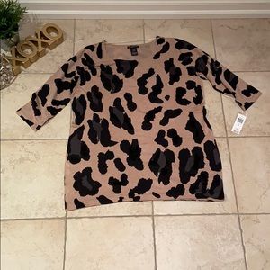 INC Women’s Quarter Sleeve Top